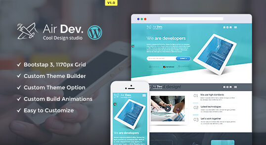 AirDev WordPress Theme