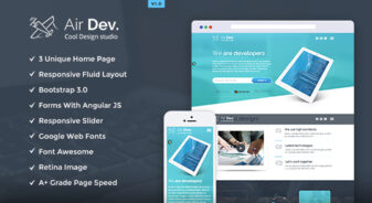 AirDev – Responsive Website Template