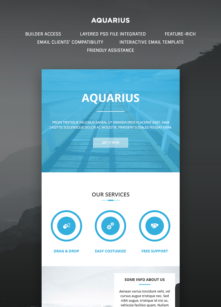 Aquarius Email Template