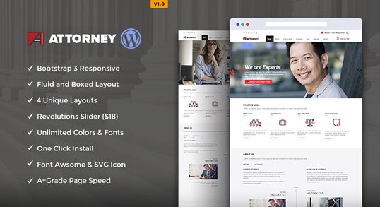 Attorney WordPress Theme