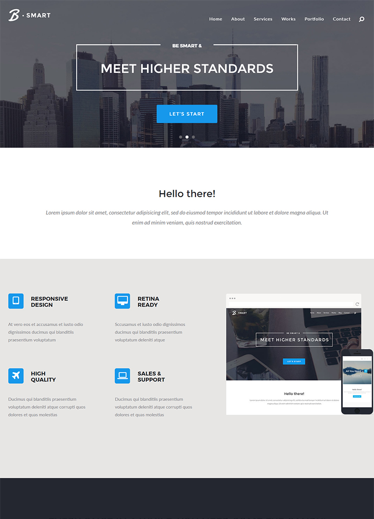 B-Smart: Multi-Purpose HTML5 Template