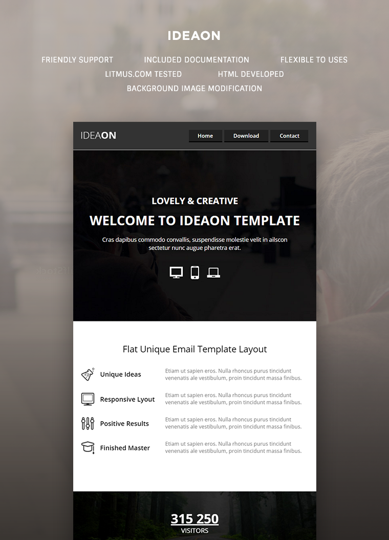 IdeaOn Email Template