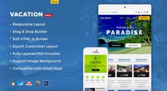 Vacation Responsive Newsletter