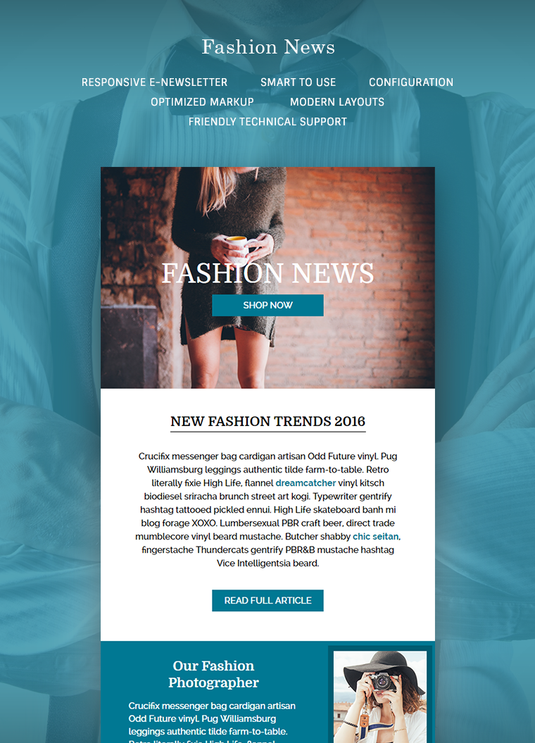 Fashion News Email Template