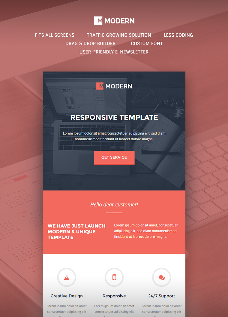 MODERN Responsive Email Template