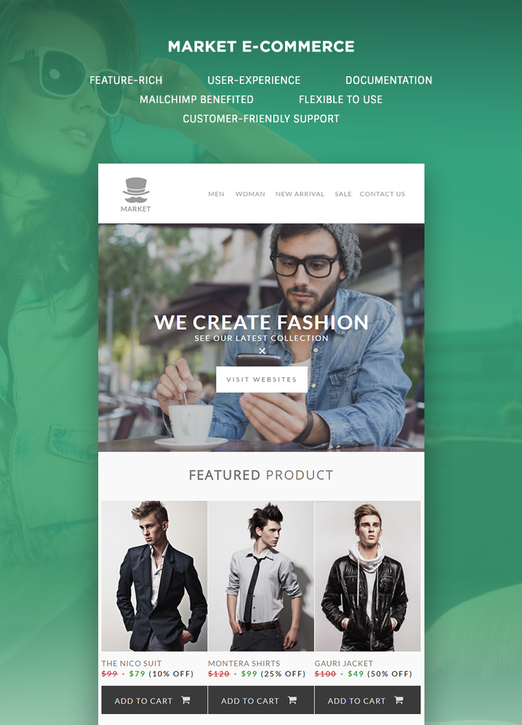 Market E-Commerce Newsletter Template