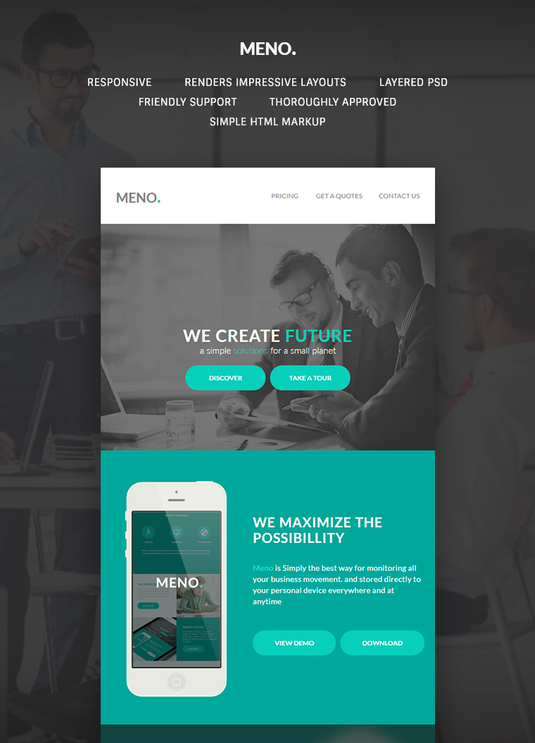 Meno Corporate Email Template