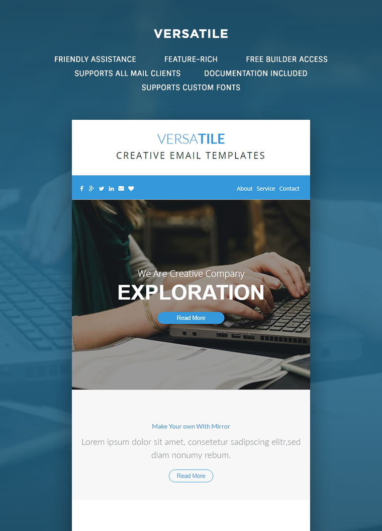 Versatile Creative E-Newsletter