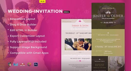 Wedding Invitation Newsletter