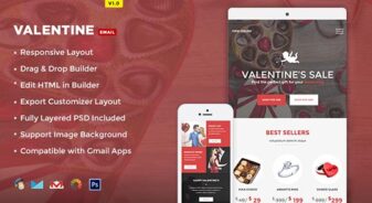 Valentine E-commerce Email Template