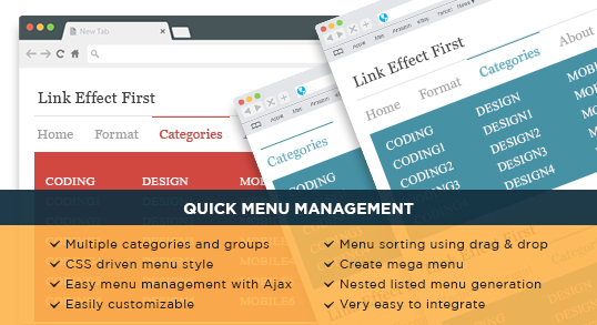 Quick Menu Manager For Laravel