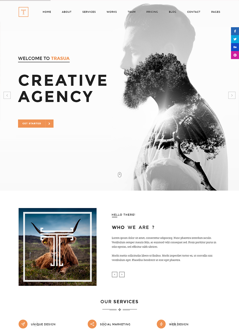 Trasua Creative Agency HTML5 Template