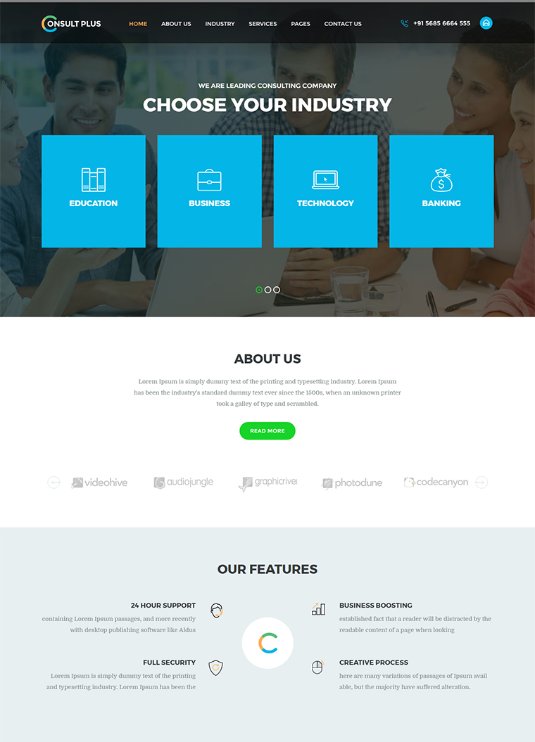 Consulting HTML Template