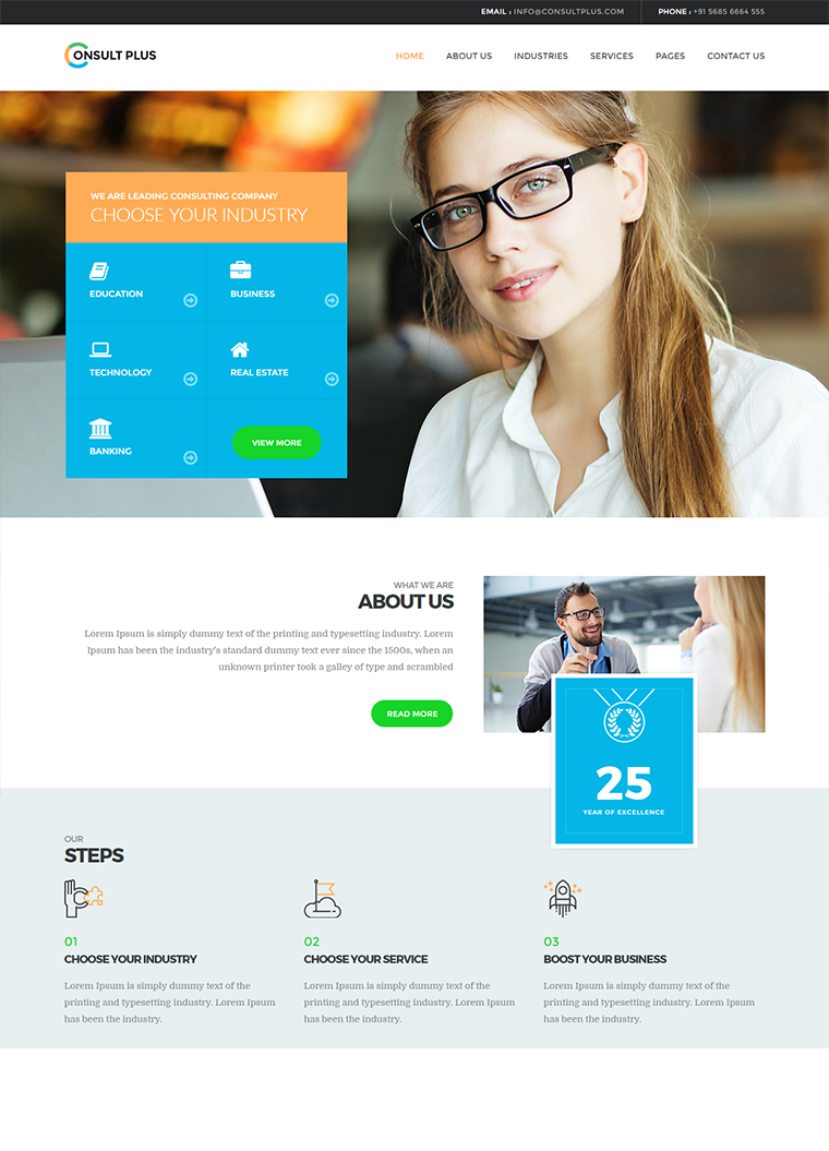 Consult Plus WordPress Theme