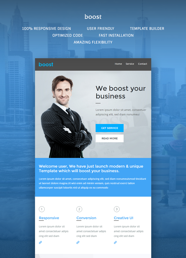 Boost Corporate B2B Newsletter Template