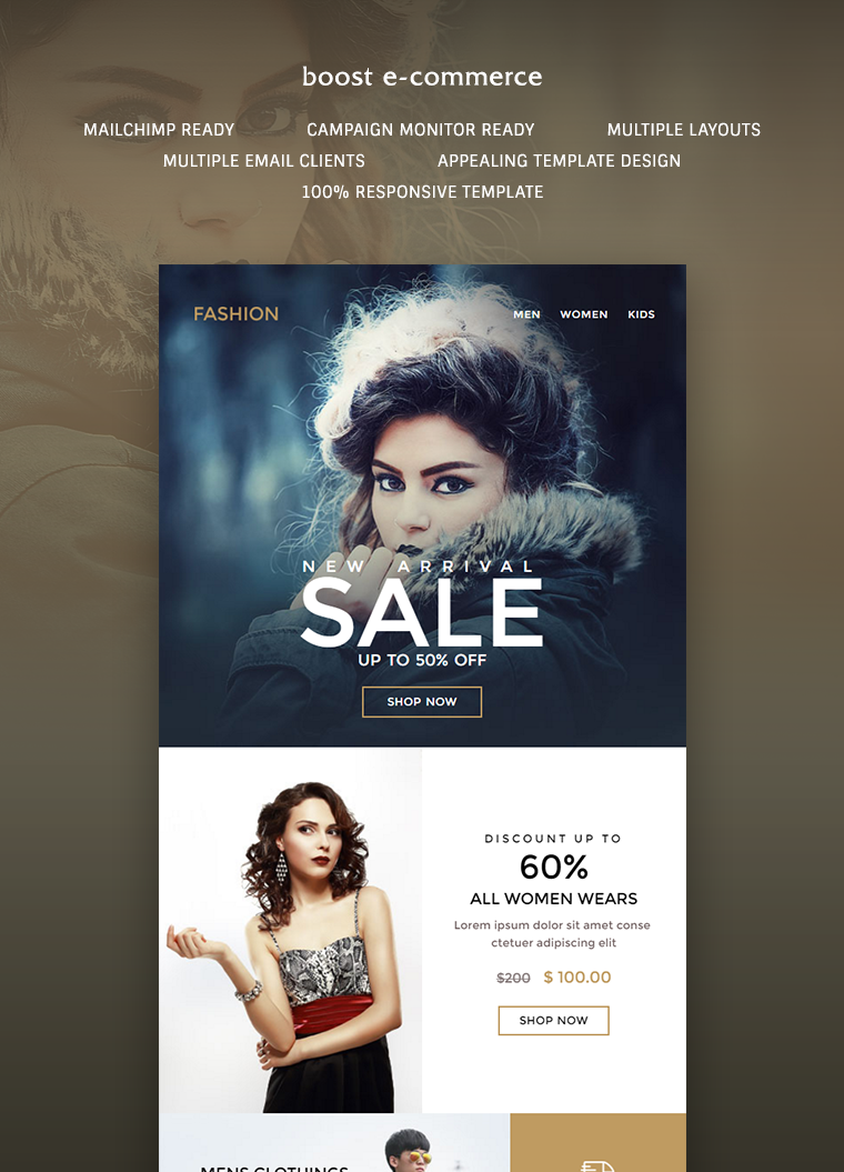 Boost E-commerce Newsletter Template