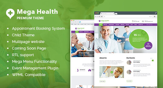 MegaHealth Medical WordPress Theme