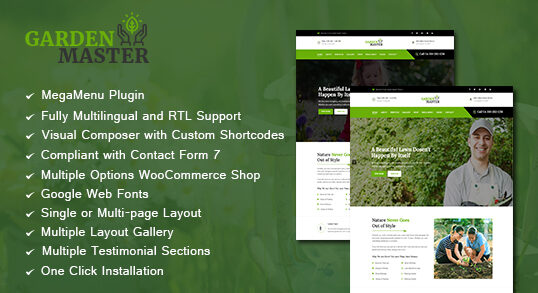 Gardening WordPress Theme