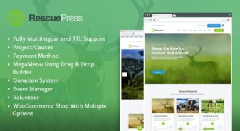 RescuePress Environmental WordPress Theme