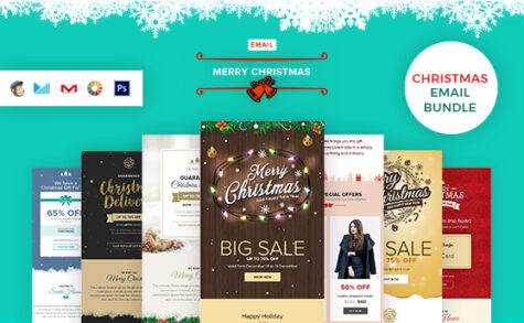 Christmas Email Template Bundle